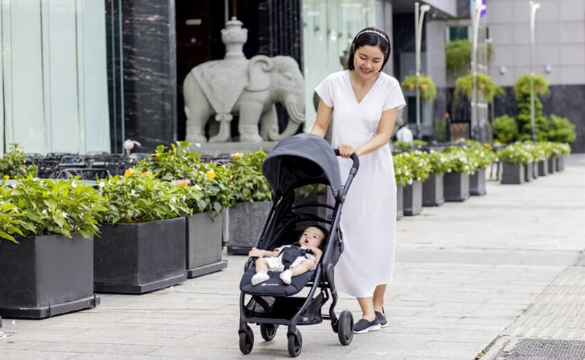 Cấu tạo xe đẩy em bé