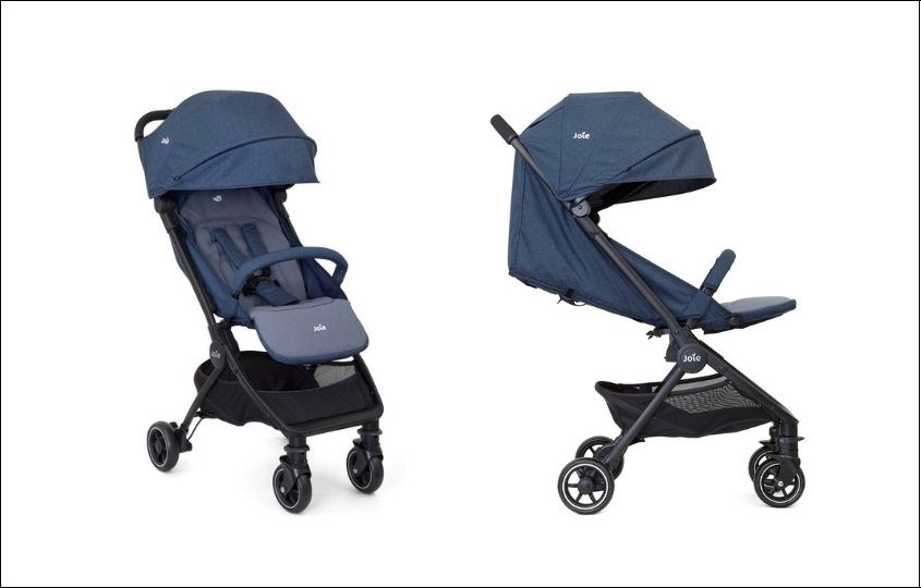 Xe đẩy cho bé Joie Pact W/ RC&ADPT&TB Deep Sea