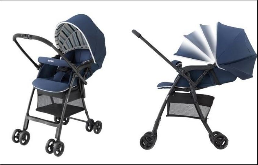 Xe đẩy cho bé Aprica Karoon Air AC Bright Stripe