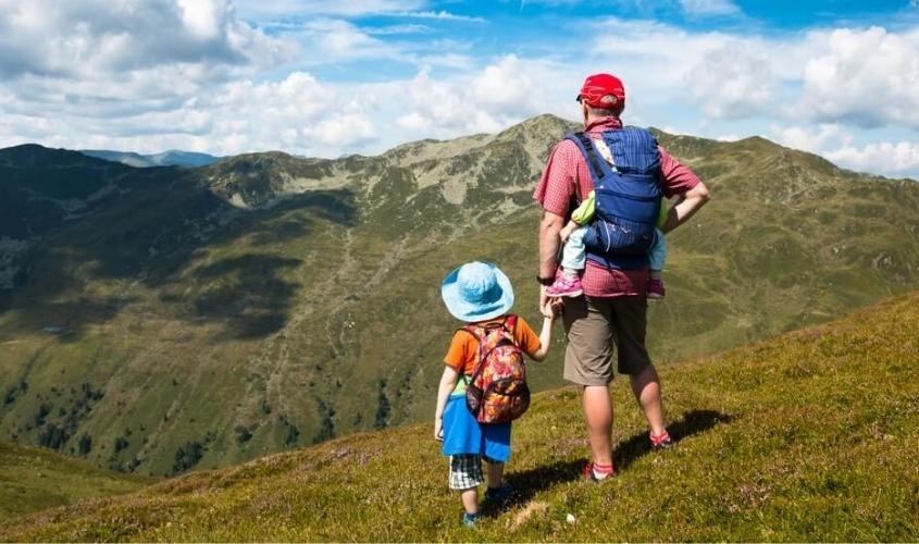 Địu dạng balo linh hoạt trong cách sử dụng