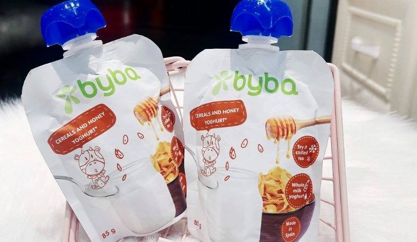Sữa chua Byba vị ngũ cốc, mật ong túi 85g (từ 6 tháng)