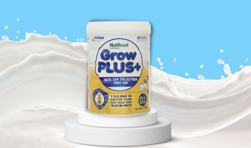Sữa bột Nutifood GrowPLUS+ 850g (0 - 12 tháng)