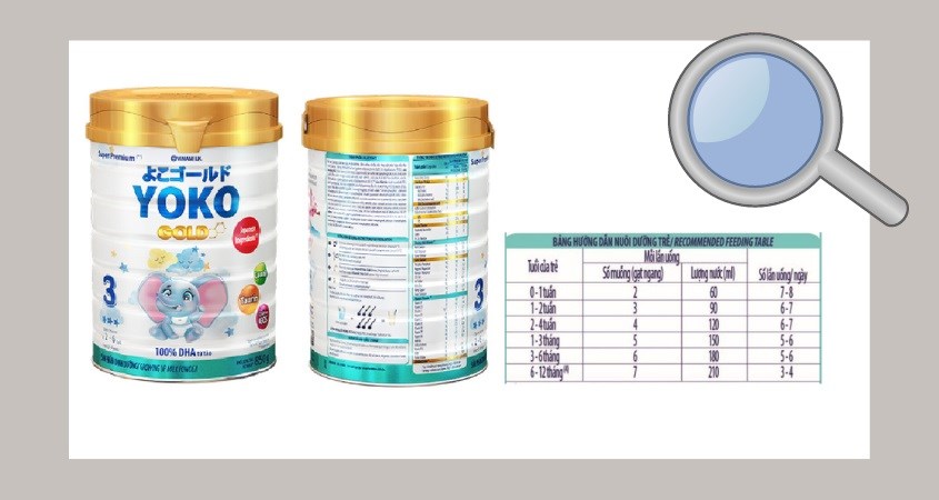 Các mẹ nên kiểm tra bao bì và thông tin in trên sản phẩm