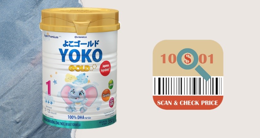 Nên dùng máy quét mã vạch in trên hộp sữa