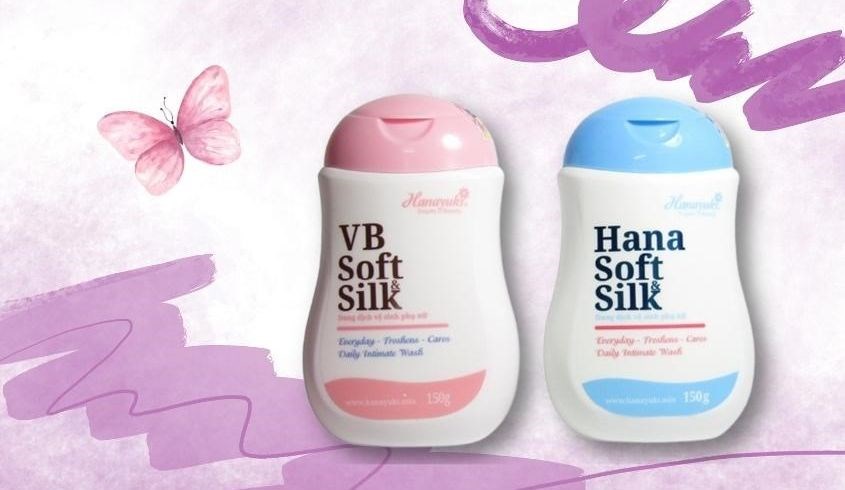 Dung dịch vệ sinh phụ nữ Hana soft & silk làm sạch vùng kín, ngừa vi khuẩn Dung dịch vệ sinh phụ nữ Hana soft & silk làm sạch vùng kín, ngừa vi khuẩn