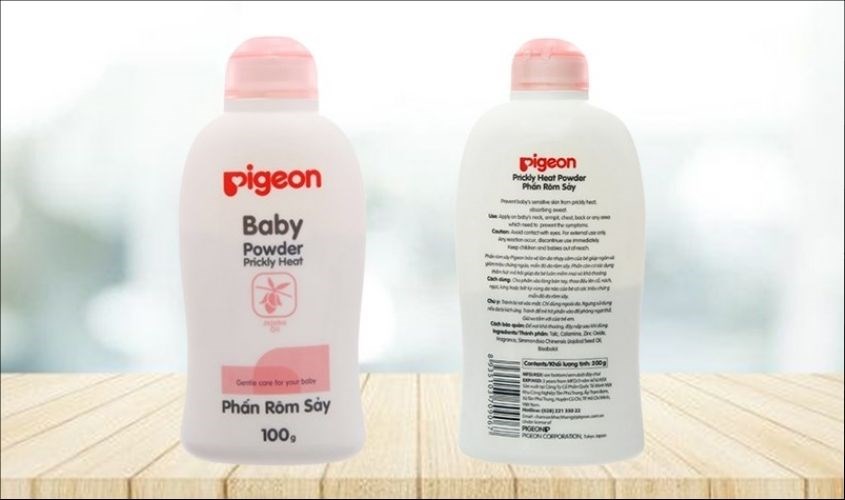 Phấn rôm cho bé Pigeon Prickly Heat 100g