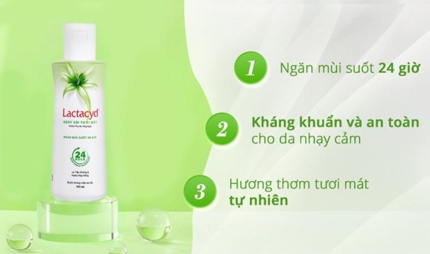Dung dịch vệ sinh phụ nữ Lactacyd Odor Fresh hương tươi mát 150 ml