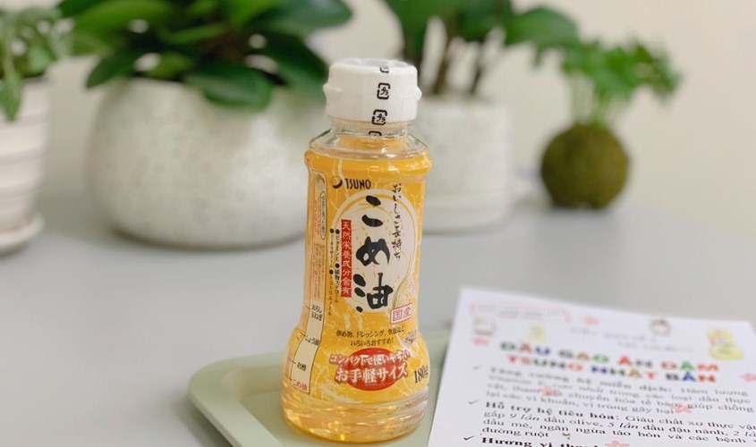 Dầu gạo Tsuno ăn dặm cho bé chai 180g (từ 6 tháng)