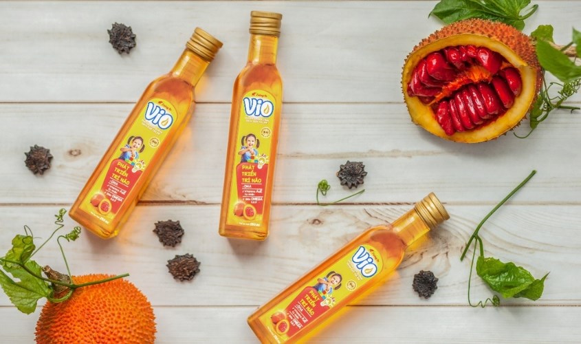 Dầu gấc Tường An Vio ăn dặm cho bé chai 250 ml (6 tháng - 8 tuổi)