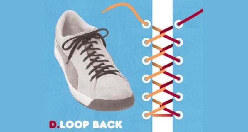 Kiểu buộc giày Loop Back