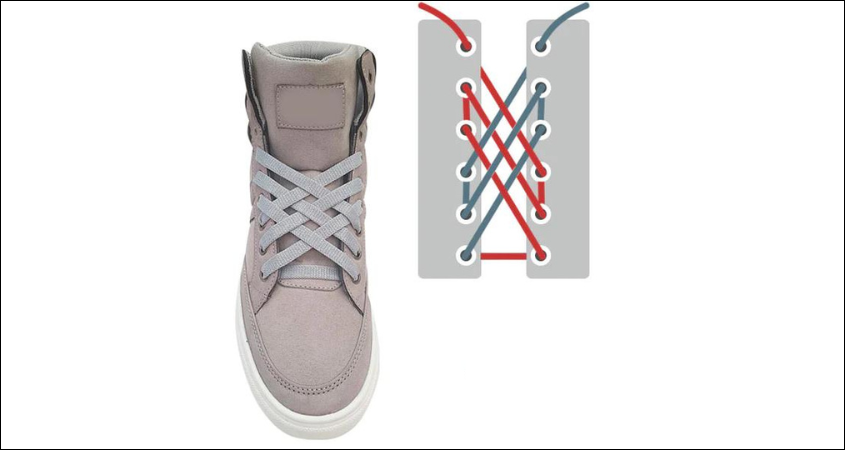 Thắt dây giày Jordan dạng lưới
