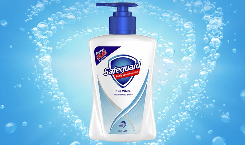 Nước rửa tay Safeguard hương tươi mát chai 450 ml