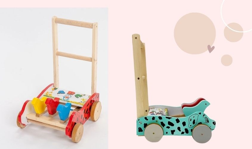 Xe tập đi con cún Đại Phát Tài Xe tập đi con cún Đại Phát Tài