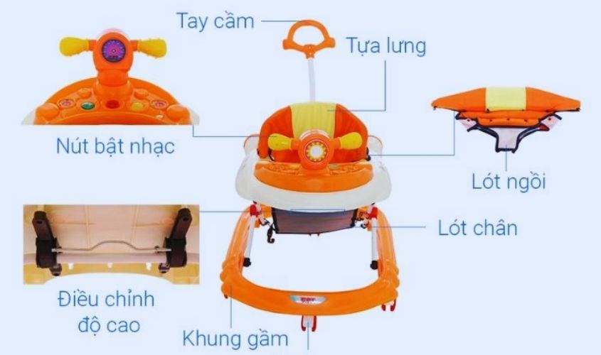 Xe tập đi hoả tiễn Đại Phát Tài Xe tập đi hoả tiễn Đại Phát Tài