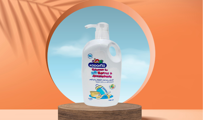 Dung dịch làm sạch đồ dùng Kodomo chai 750 ml không mùi