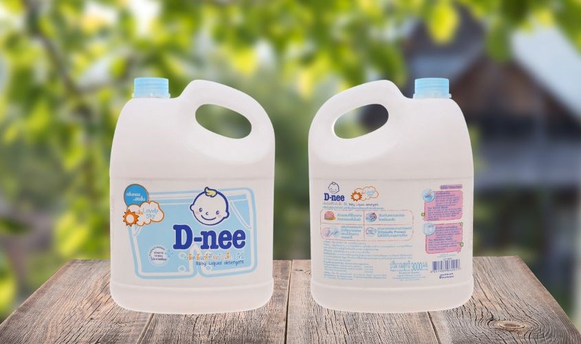 Nước giặt quần áo cho bé D-nee Xanh hương ban mai can 3 lít