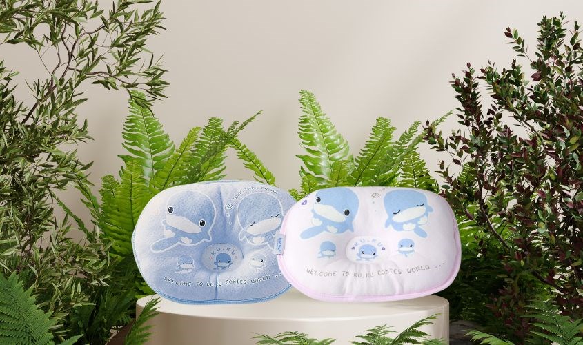 Gối KuKu KU2001 23x28 cm - Màu ngẫu nhiên (từ 0 tháng)