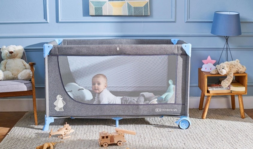 Nôi cũi Kinderkraft KK.JOY-W/O.ACCE (từ 0 tháng) - Không kèm phụ kiện
