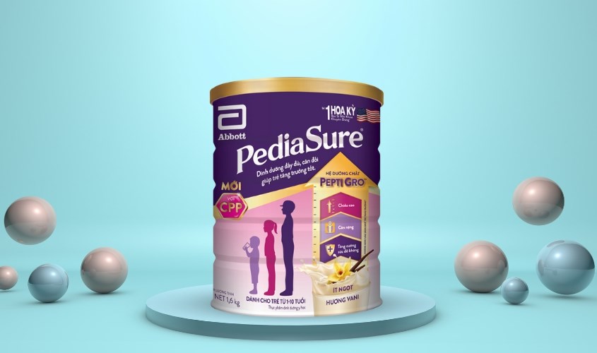 Sữa bột Abbott PediaSure BA hương vani 1.6 kg (1 - 10 tuổi) Sữa bột Abbott PediaSure BA hương vani 1.6 kg (1 - 10 tuổi)