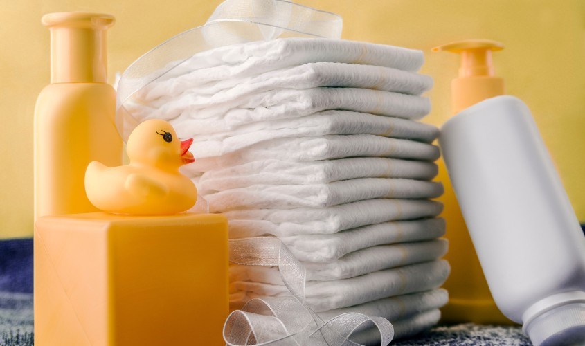 Miếng lót sơ sinh có cấu tạo mỏng, nhẹ