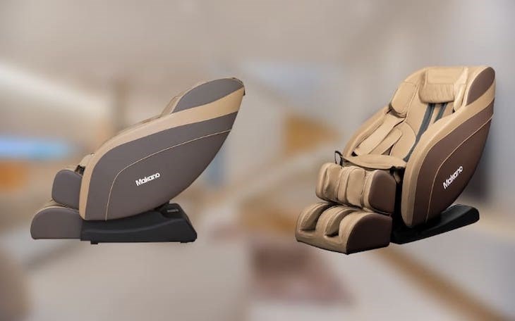 Ghế massage Makano với thiết kế nhỏ gọn, màu sắc hiện đại phù hợp ở mọi không gian