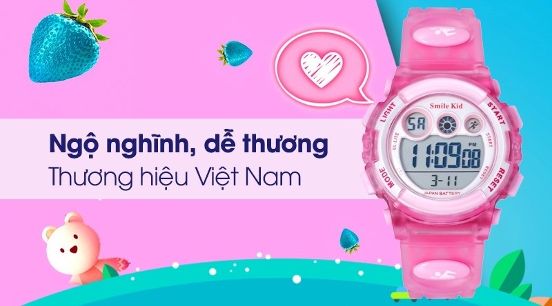 Đồng hồ trẻ em Smile Kid 37 mm chống nước SL023-01