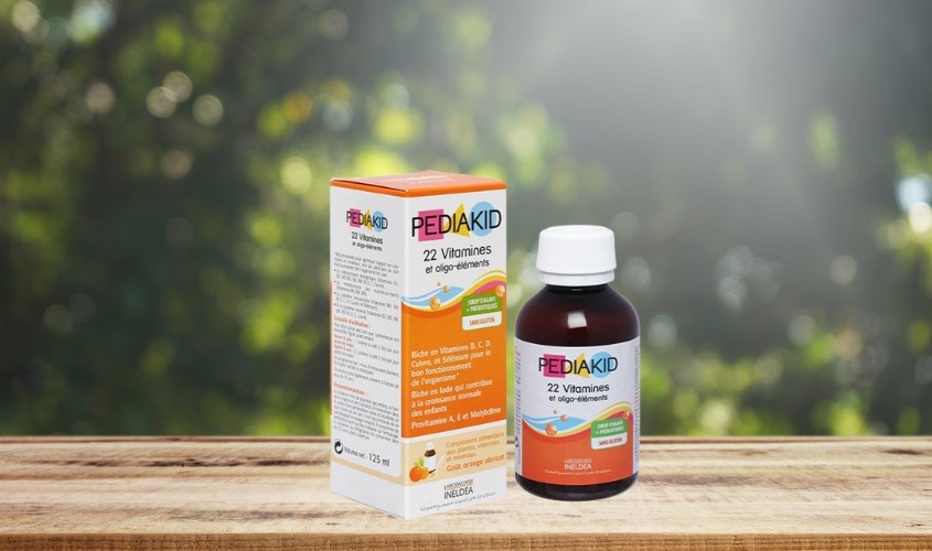 Siro Pediakid 22 Vitamines bổ sung vitamin và khoáng chất 125 ml (từ 1 tuổi)