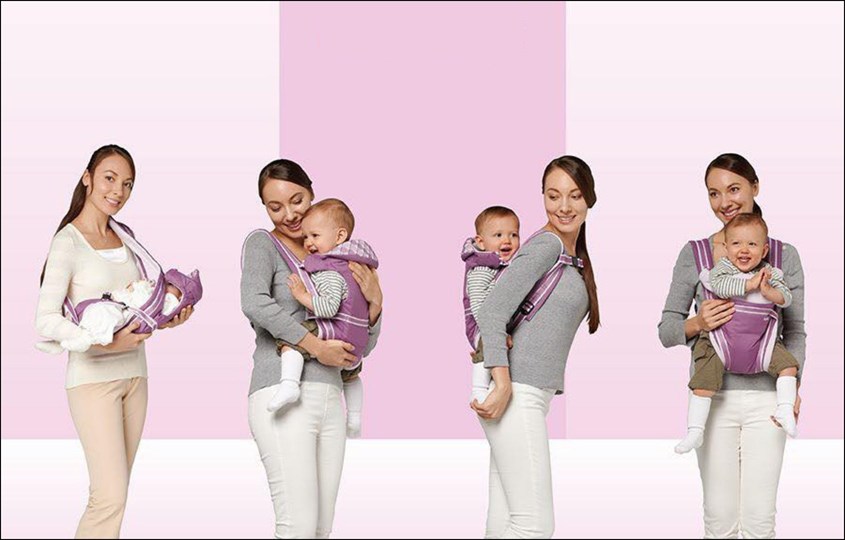 Đeo địu đúng tư thế