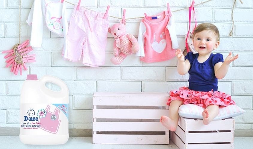 Nước giặt Dnee an toàn cho làn da nhạy cảm của bé Nước giặt Dnee an toàn cho làn da nhạy cảm của bé