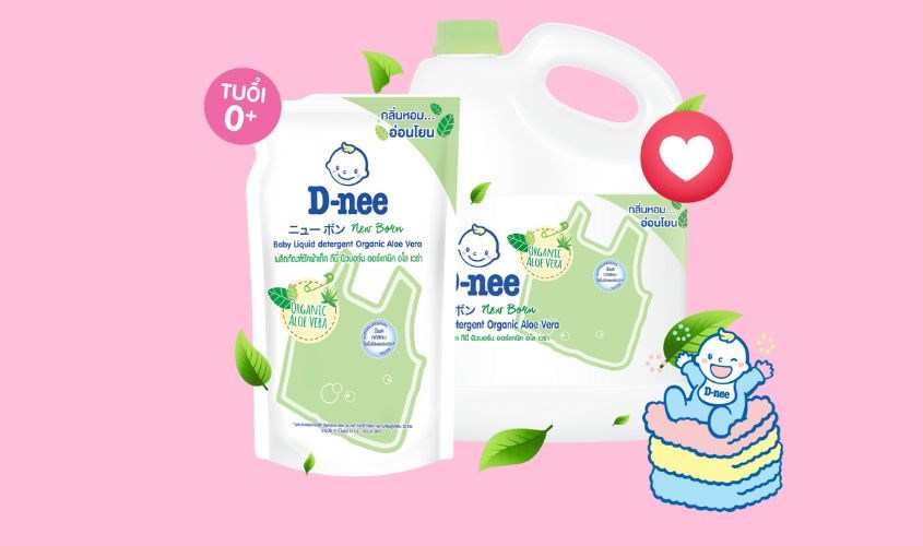 Nước giặt Dnee dịu nhẹ, lành tính thích hợp cho cả trẻ nhỏ và người lớn Nước giặt Dnee dịu nhẹ, lành tính thích hợp cho cả trẻ nhỏ và người lớn