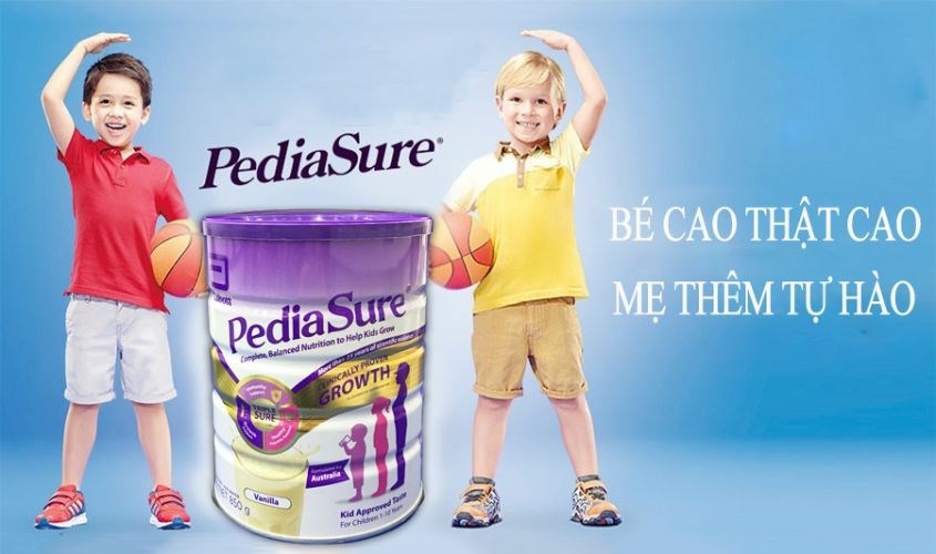 Sữa Pediasure Úc có nắp màu tím