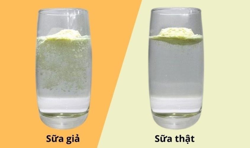 Cách phân biệt sữa thật hay giả