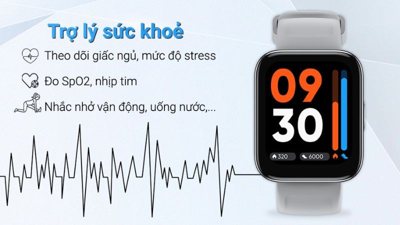 Realme Watch 3 với nhiều tính năng sức khỏe