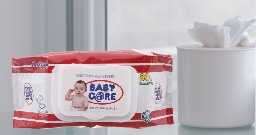 Khăn ướt Baby Care gói 80 miếng