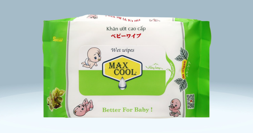 Khăn ướt Max Cool gói 100 miếng