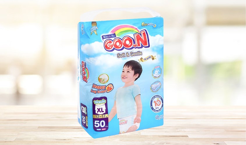 Tã quần GOO.N Soft & Gentle size XL 50 miếng (12 - 17 kg)
