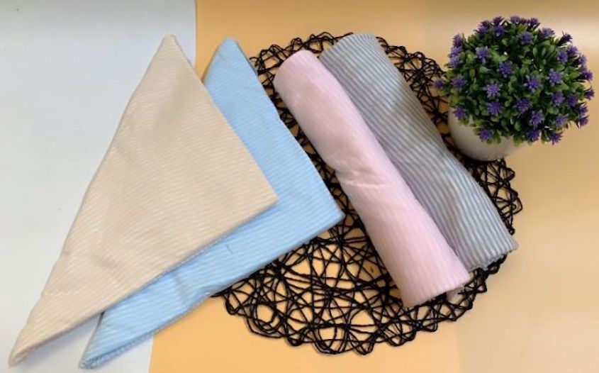 Tã vải chéo hình tam giác