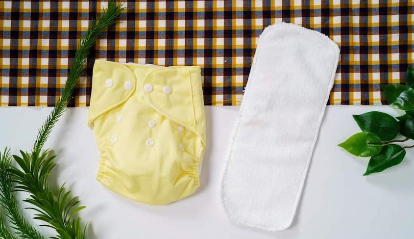 Tã vải có miếng lót cho trẻ sơ sinh