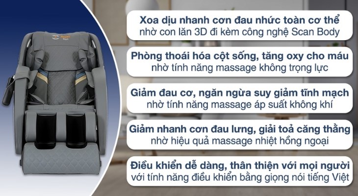 Sử dụng ghế massage Airbike Sport MK-354 giúp cơ thể người dùng được thư giãn, giảm áp lực và mệt mỏi