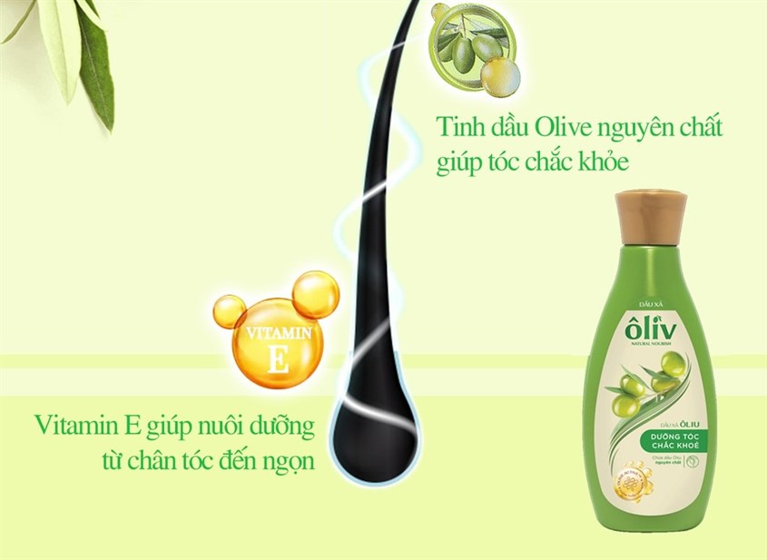 Dầu gội Ôliv dưỡng tóc chắc khoẻ 650ml