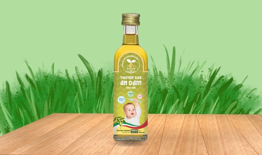 Dầu oliu Thuyền Xưa ăn dặm cho bé chai 65 ml