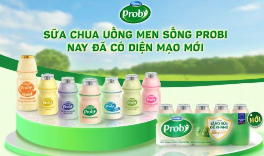 các vị sữa chua Probi