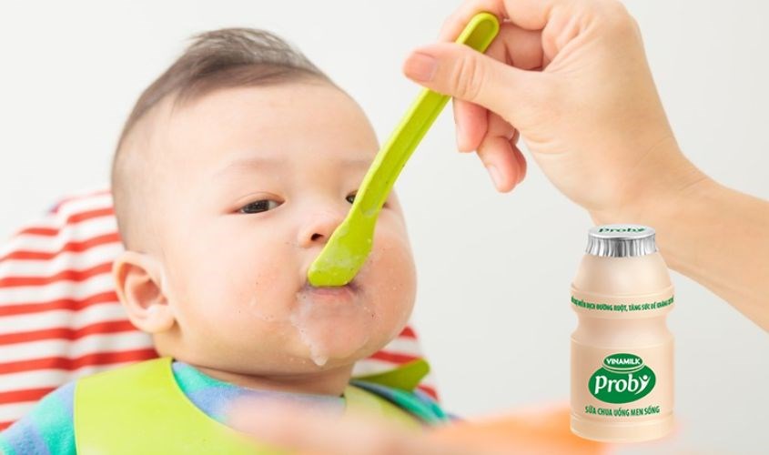 Trẻ 1 - 2 tuổi nên uống 80g Probi mỗi ngày
