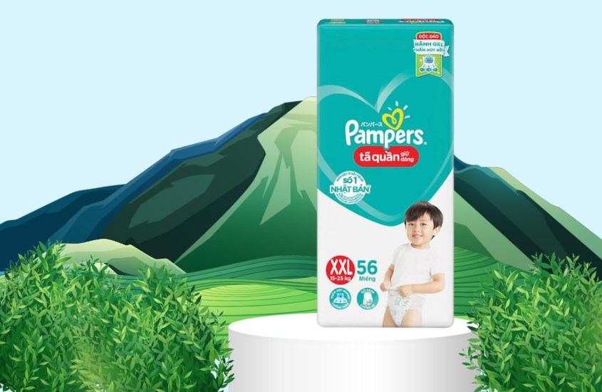 Tã quần Pampers loại cho trẻ 15 - 25 kg