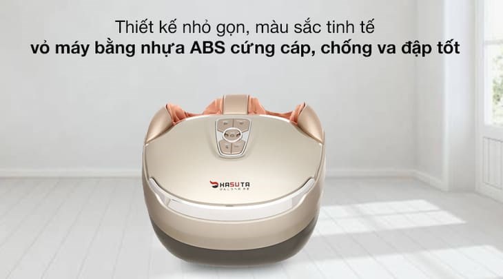 Máy massage chân HASUTA HMF-300 sở hữu thiết kế màu vàng đồng sang trọng, tô điểm không gian nhà bạn