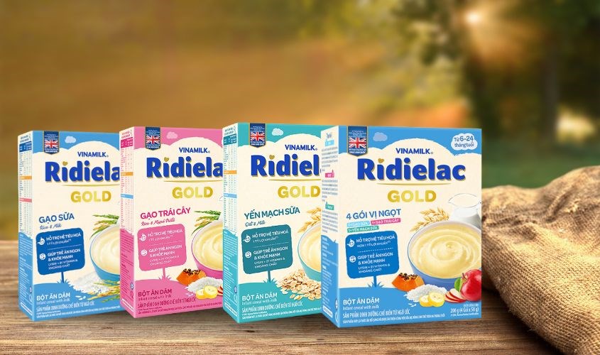 Bột ăn dặm Ridielac cho bé từ 6 - 24 tháng tuổi
