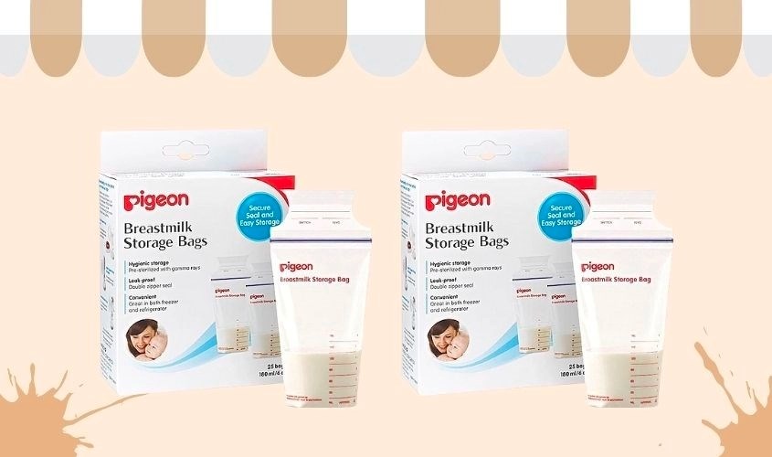 25 túi trữ sữa Pigeon 180 ml
