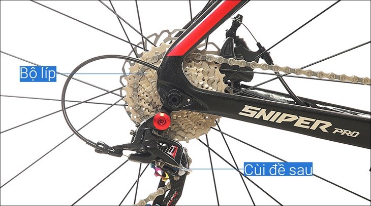 Xe đạp thể thao Road Twitter Sniper 2.0 Disc Brake Main 29 inch Size S sở hữu bộ truyền động Retrospec mạnh mẽ, đem đến khả năng vận hành êm ái