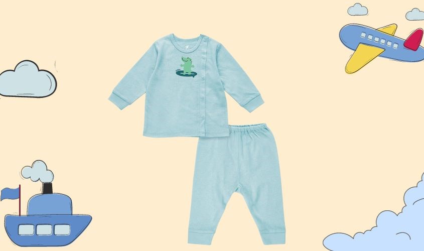 Bộ tay dài Lullaby NH108V màu xanh ngọc