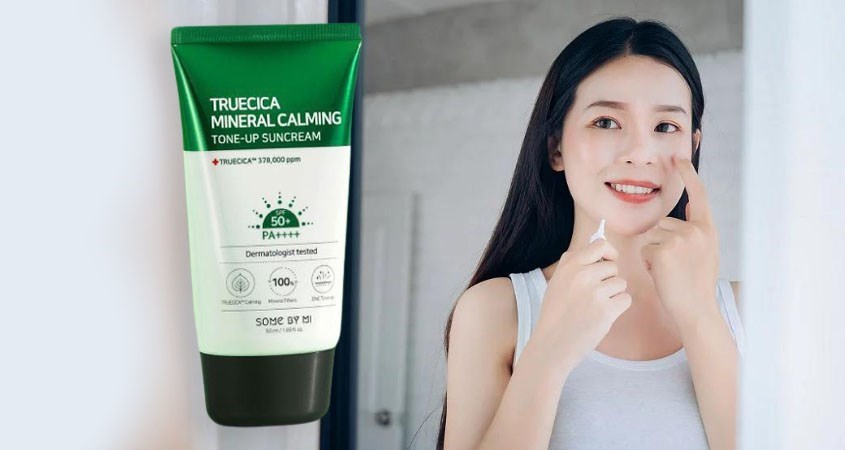 Sử dụng Kem chống nắng Some By Mi Truecica Mineral Calming SPF 50+ PA++++ 50 ml để bảo vệ da khỏi tia UV